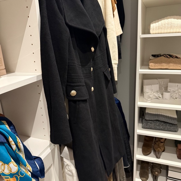 Karl Lagerfeld Military Wool Coat Size S - Picture 3 of 8